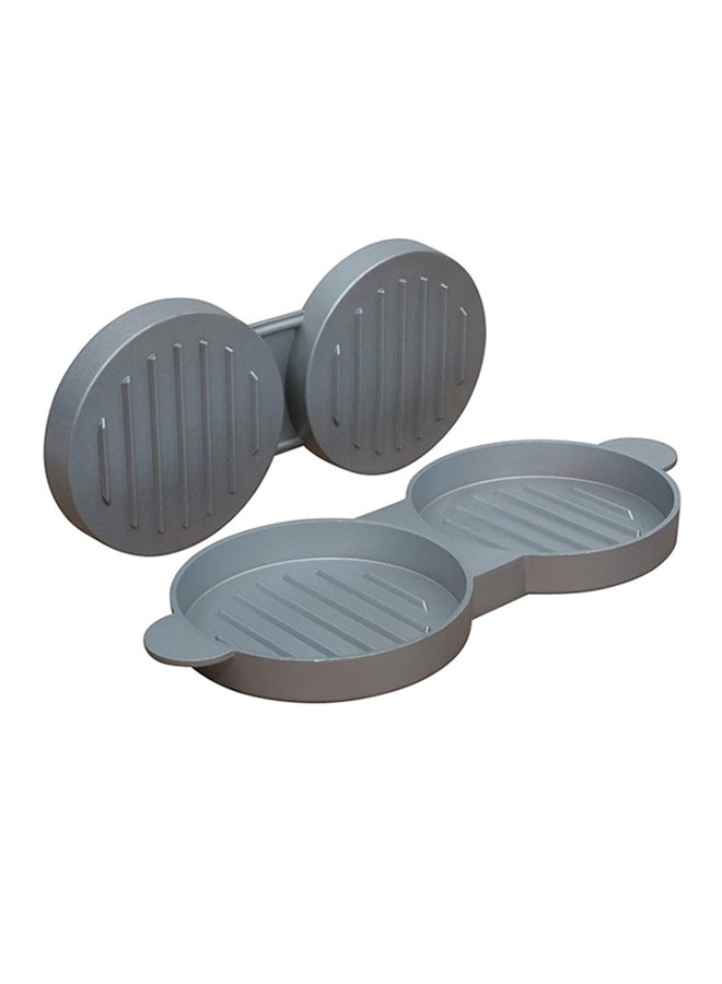 Double Burger Press Hamburger Patties Maker Multicolour 29cm - Image 3