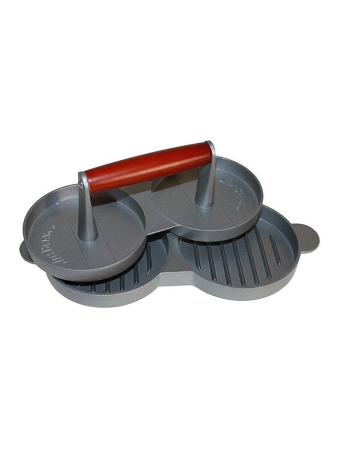 ماكينة مزدوجة لصنع شطائر الهامبرجر بالضغط متعدد الألوان 29سم - Image 2