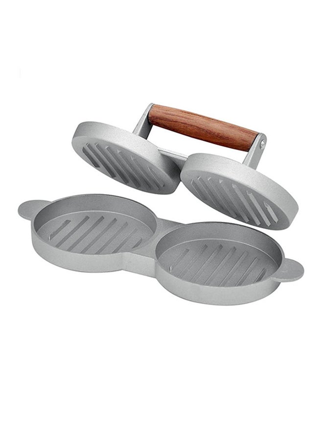 Double Burger Press Hamburger Patties Maker Multicolour - Image 2