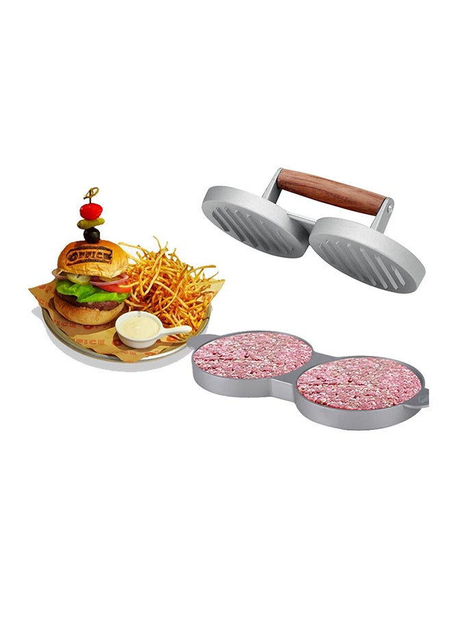 Double Burger Press Hamburger Patties Maker Multicolour - Image 4