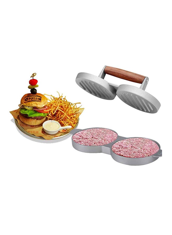 Double Burger Press Hamburger Patties Maker Multicolour - Image 3