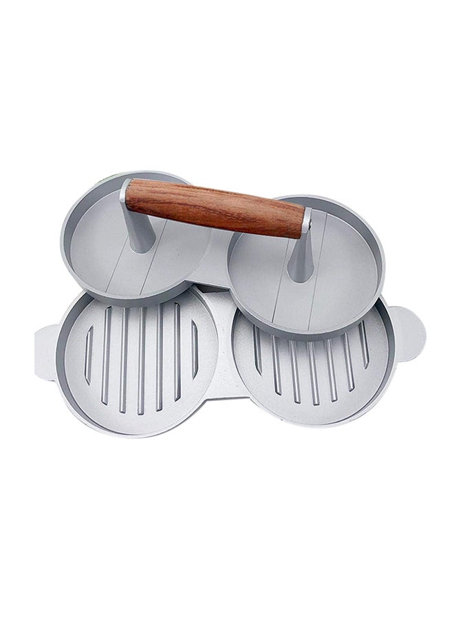 ماكينة مزدوجة لصنع شطائر الهامبرجر بالضغط متعدد الألوان - Image 1