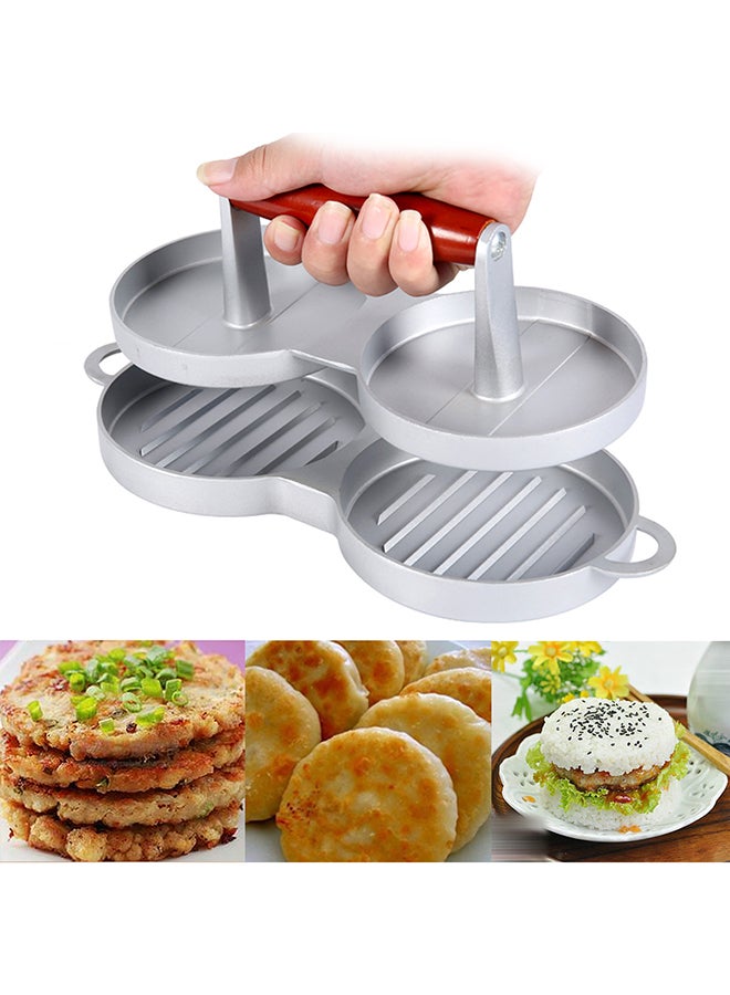 ماكينة مزدوجة لصنع شطائر الهامبرجر بالضغط متعدد الألوان - Image 2