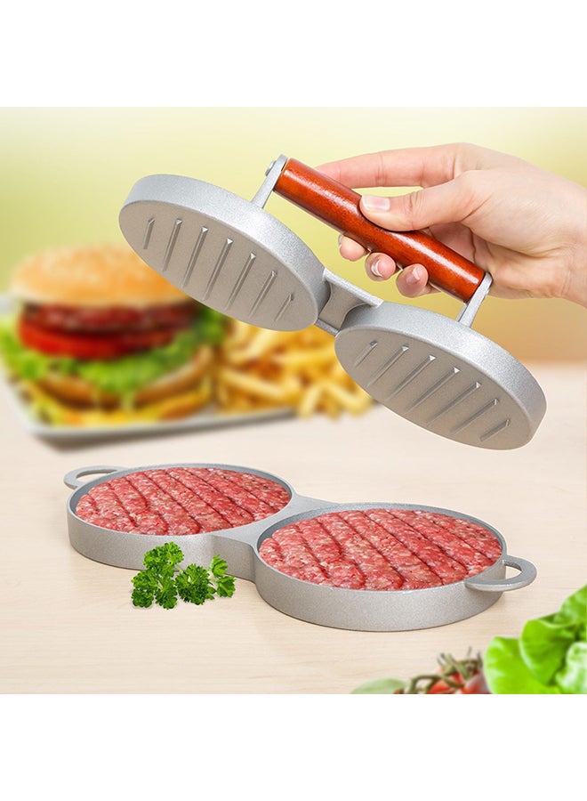 Double Burger Press Hamburger Patties Maker Multicolour - Image 4