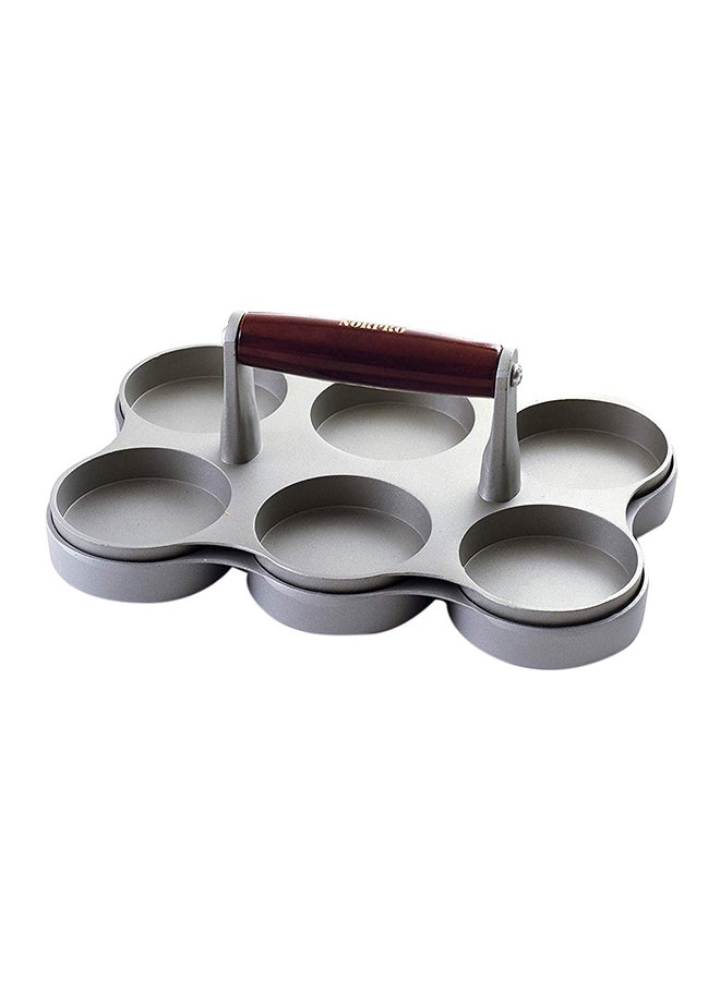 مكبس البرجر الثلاثي لصنع فطائر الهامبرجر متعدد الألوان 25سم - Image 1