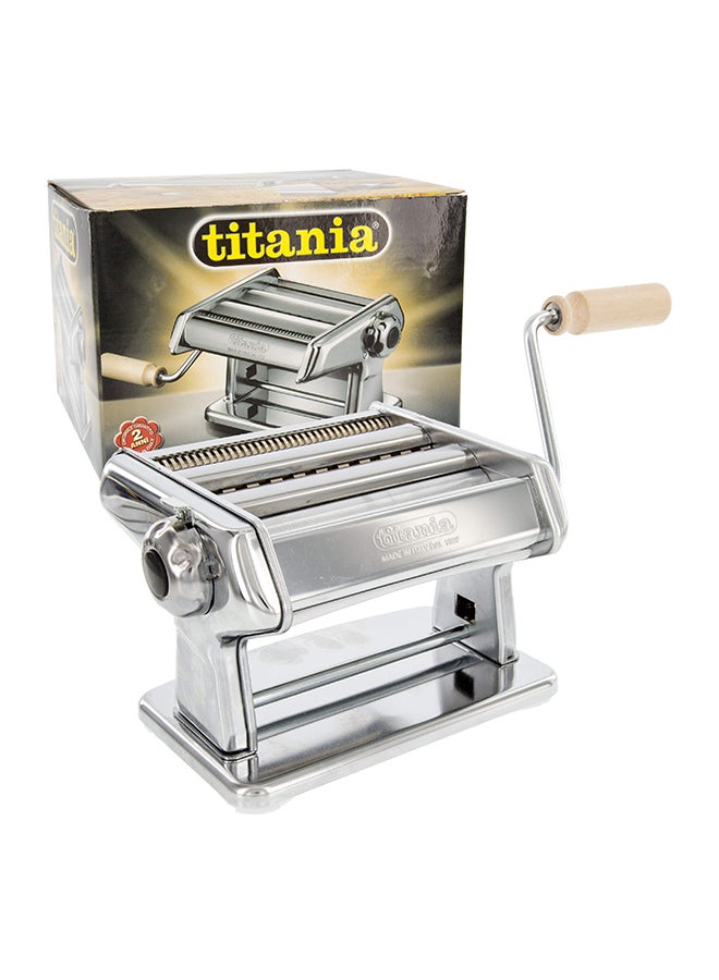 TITANIA Italy Pasta Maker And Noodles Roller Machine Silver 35centimeter - Image 2