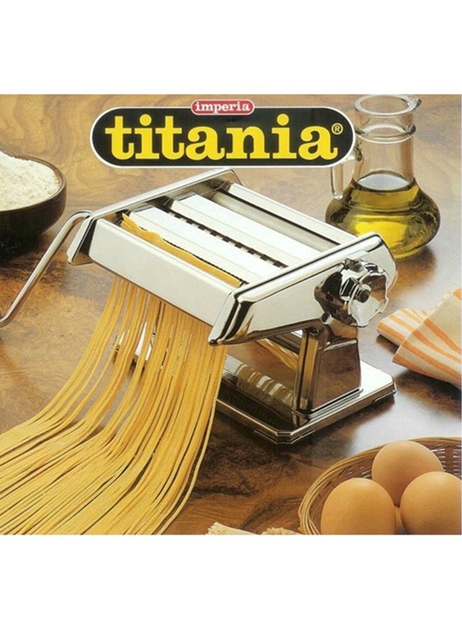 TITANIA Italy Pasta Maker And Noodles Roller Machine Silver 35centimeter  - Image 2