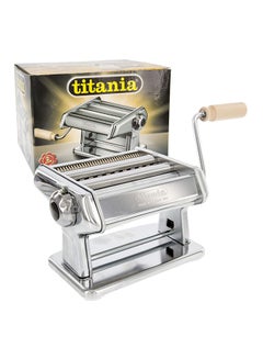 TITANIA Italy Pasta Maker And Noodles Roller Machine Silver 35centimeter  - Image 2