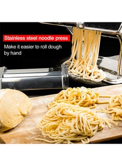 Generic Pasta Maker Machine Manual Noodles Roller Silver 35centimeter  - Image 5