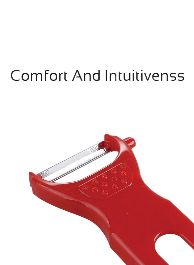Potato And Vegetable Peeler Red 11.5centimeter - Image 2