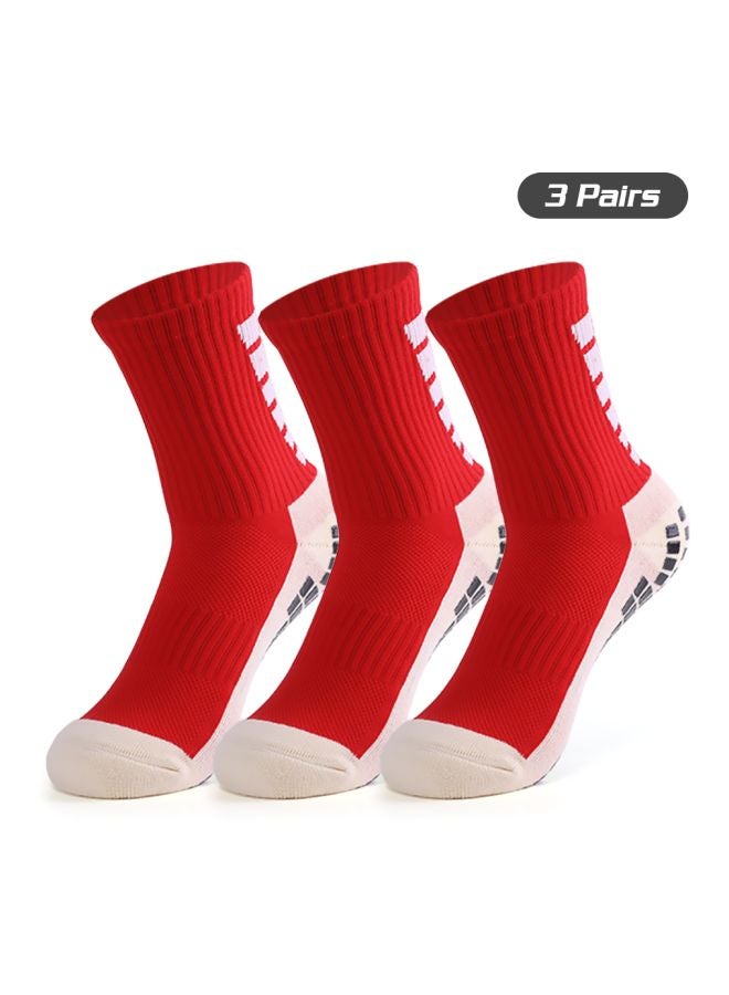 Generic Pair Of 3 Athletic Football Socks  - Image 2