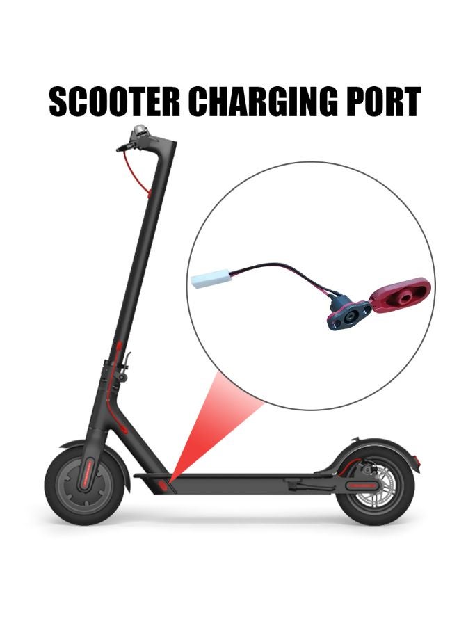 Charging Hole Cover With Charging Line And Charging Port For Xiaomi Mijia M365 Electric Scooter  - Image 4