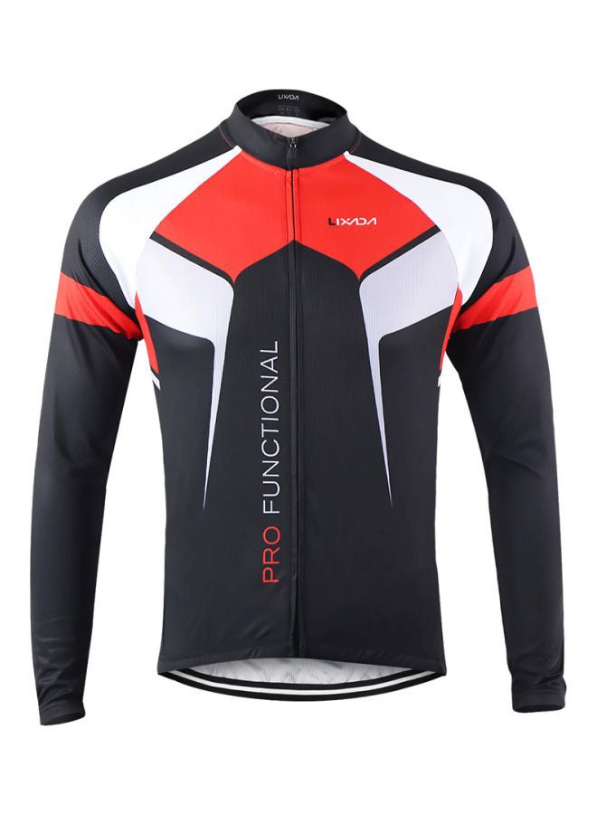 LIXADA - 2-Piece Long Sleeves Cycling Jersey With Pant Set XL - Image 1