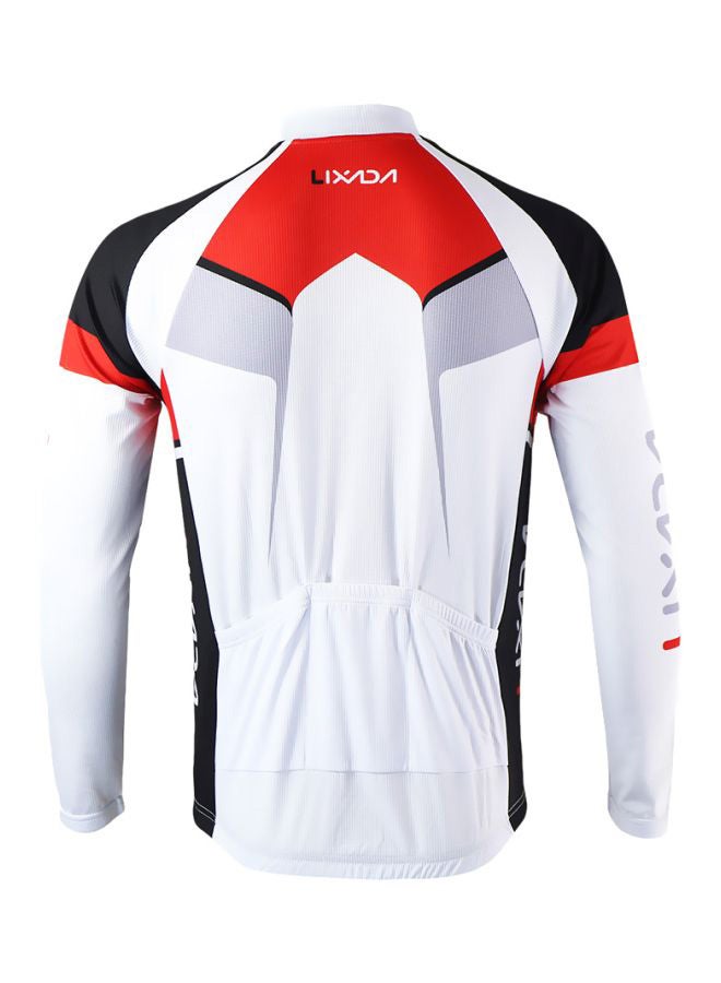 LIXADA 2-Piece Long Sleeves Cycling Jersey With Pant Set L - Image 4