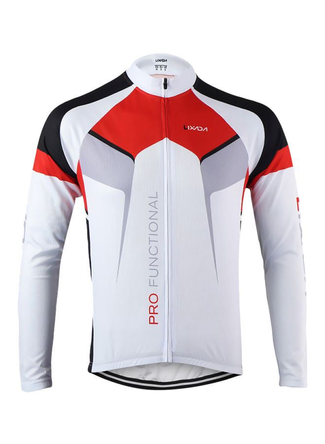 LIXADA 2-Piece Long Sleeves Cycling Jersey With Pant Set L - Image 3