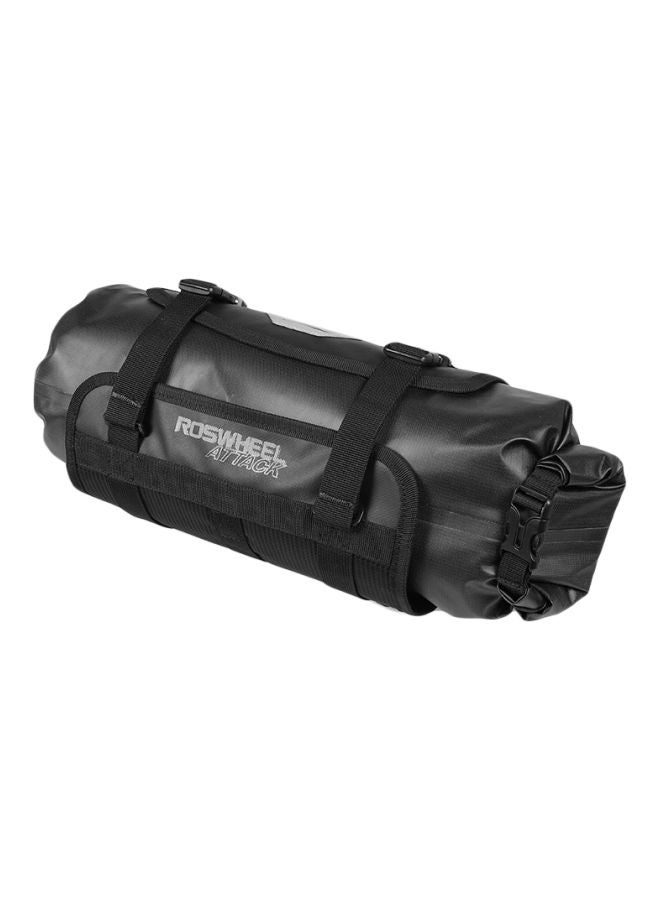 ROSWHEEL Waterproof Front Frame Handlebar Bag With Roll Top Closure - Image 1
