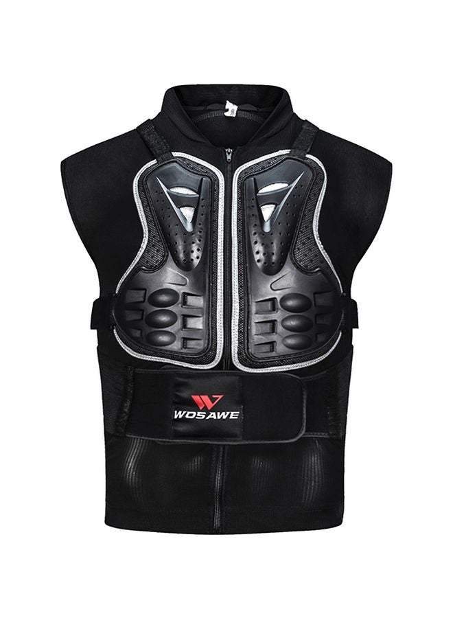 WOSAWE Motorcycle Riding Chest Armor And Back Protector Motocross Racing Vest L - Image 1