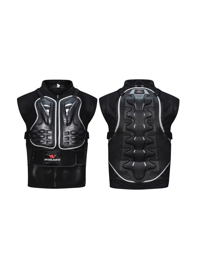 WOSAWE - Motorcycle Riding Chest Armor And Back Protector Motocross Racing Vest XXL - Image 1