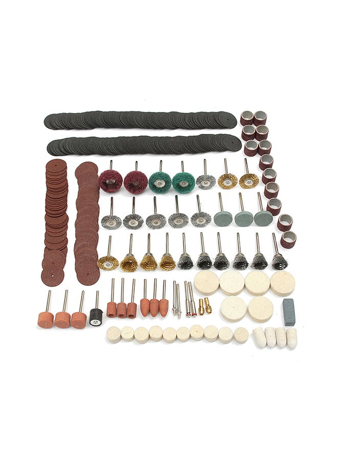 347-Piece Grinding Sanding Polishing Rotary Tool Set multicolour 16.00X4.00X16.00cm  - Image 1