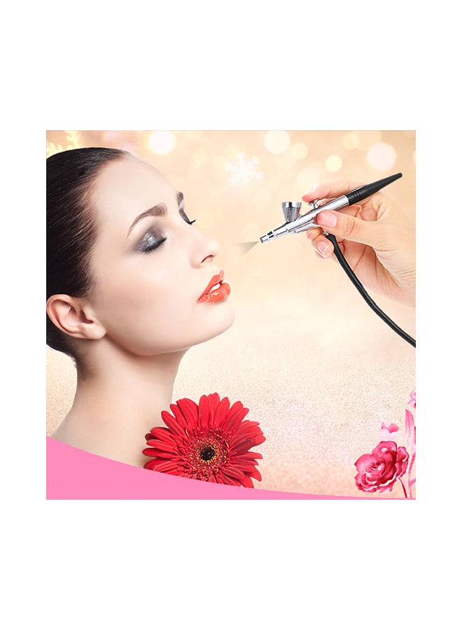 Professional Airbrush Compressor System Black/Pink  - Image 2