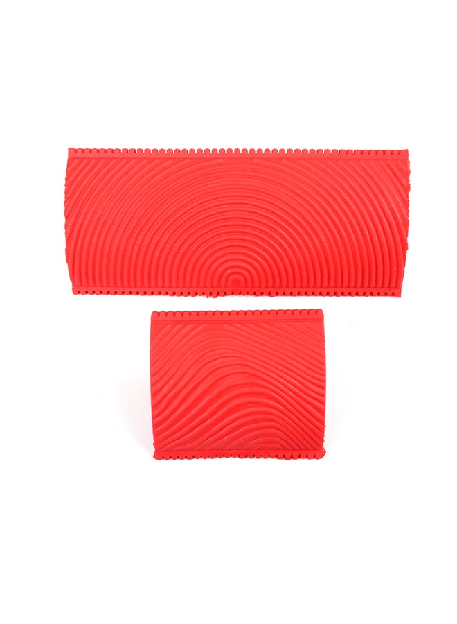 2-Piece Graining Painting Tool Set Red  - Image 1