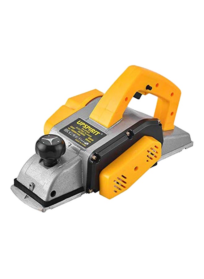 upspirit Electric Handheld Planer Trimmer Yellow/Silver/Black - Image 1