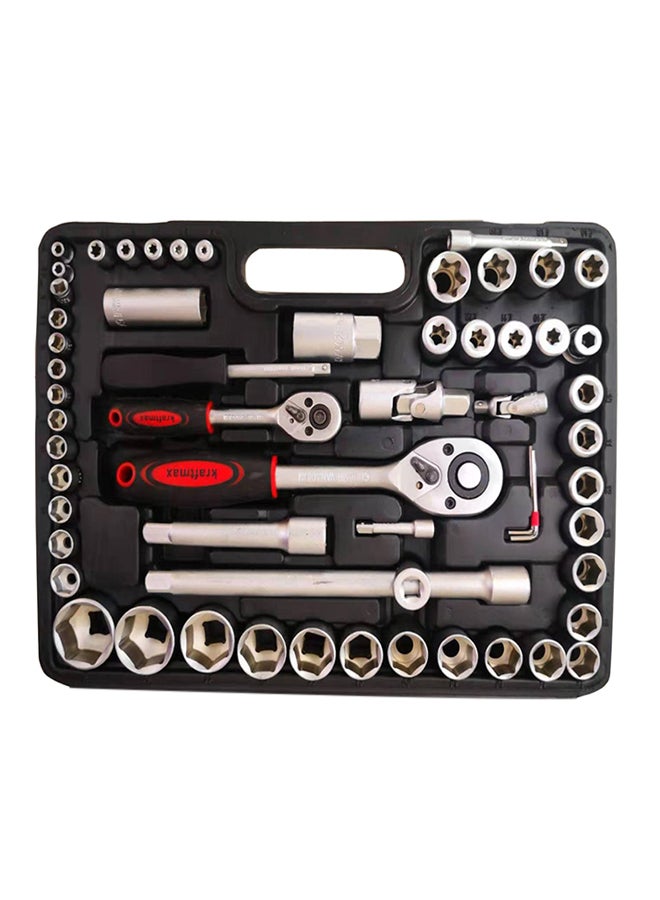 upspirit 108-Piece Combination Tool Set With Case Black/Silver/Red 36cm - Image 2