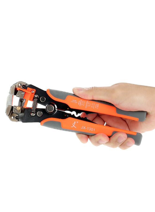 Generic - Multi-Functional Adjustable Cable Wire Stripper Orange/Black/Silver - Image 1