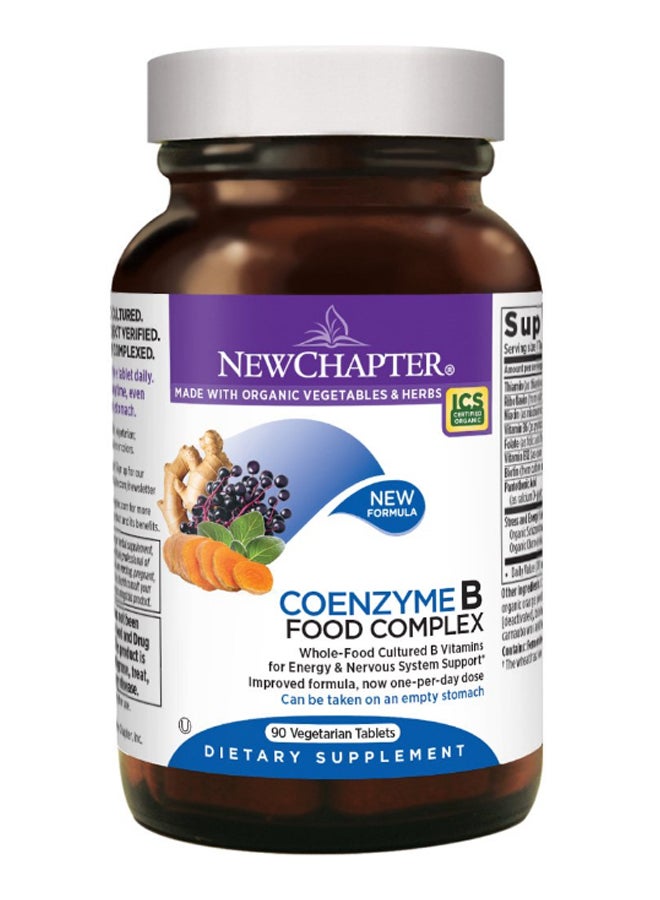 New Chapter Coenzyme B Food Complex Dietary Supplement - 90 Tablet