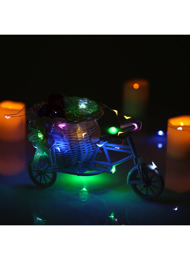 شريط إضاءة يعمل بالبطارية مكون من 30 مصباح . متعدد الألوان 3متر - Image 3