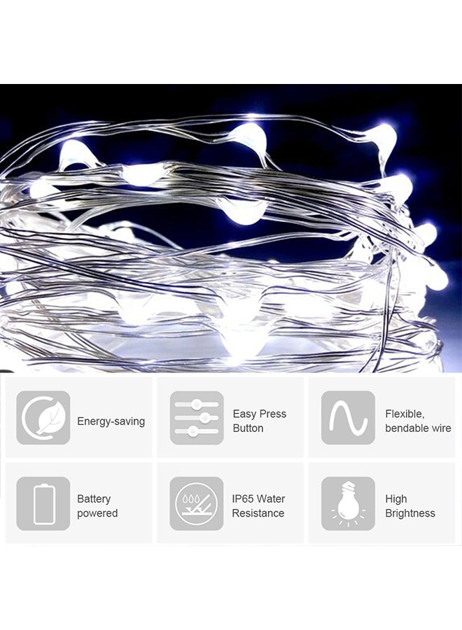 30 LEDs Light Battery Operated Fairy String Light White 3meter - v1582867442/N35090923A_2