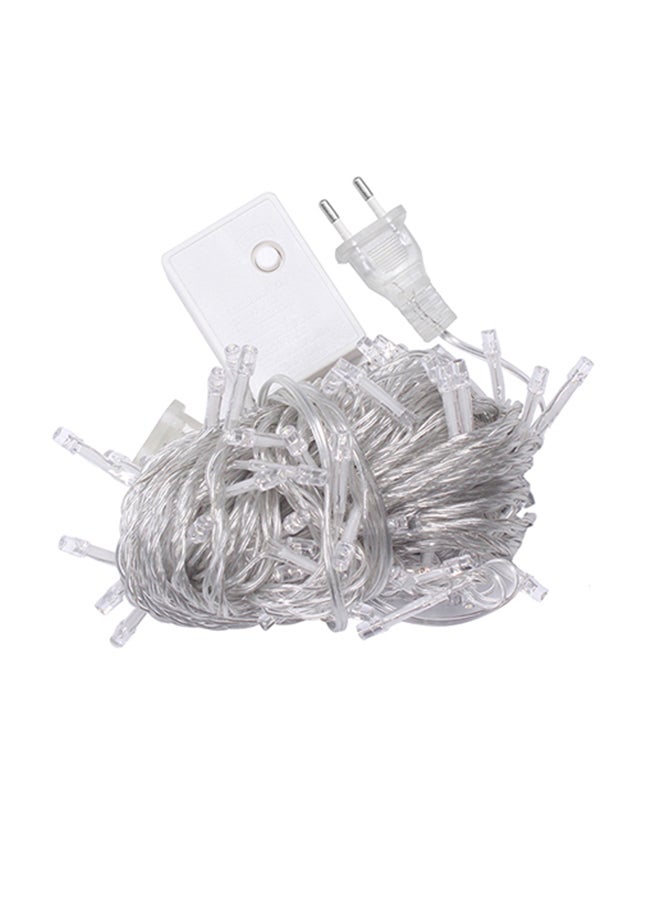 Generic 100 LEDs Battery Operated Fairy String Light White 10meter 