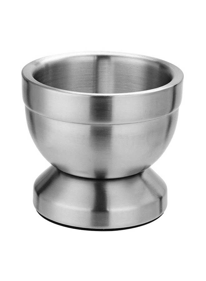 Spice Grinder Pill Crusher Mortar And Pestle Silver 15cm  - Image 3