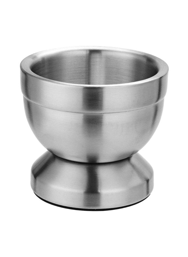 Spice Grinder Pill Crusher Mortar And Pestle Silver  - Image 3