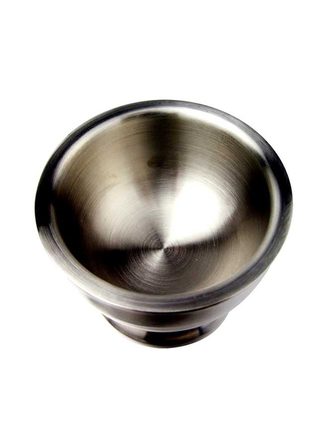 Spice Grinder Pill Crusher Mortar And Pestle Silver 15cm  - Image 3