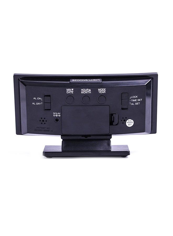 Beauenty Large Screen Digital Display Electronic Table Clock Black - Image 2