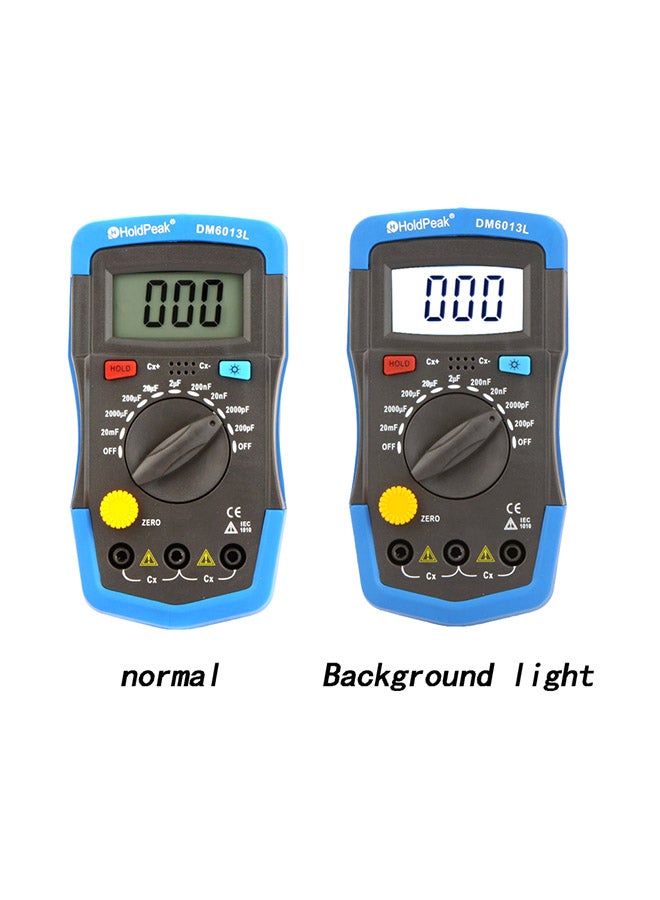 HoldPeak Handheld Digital Capacitance Meter Blue/Black  - Image 4
