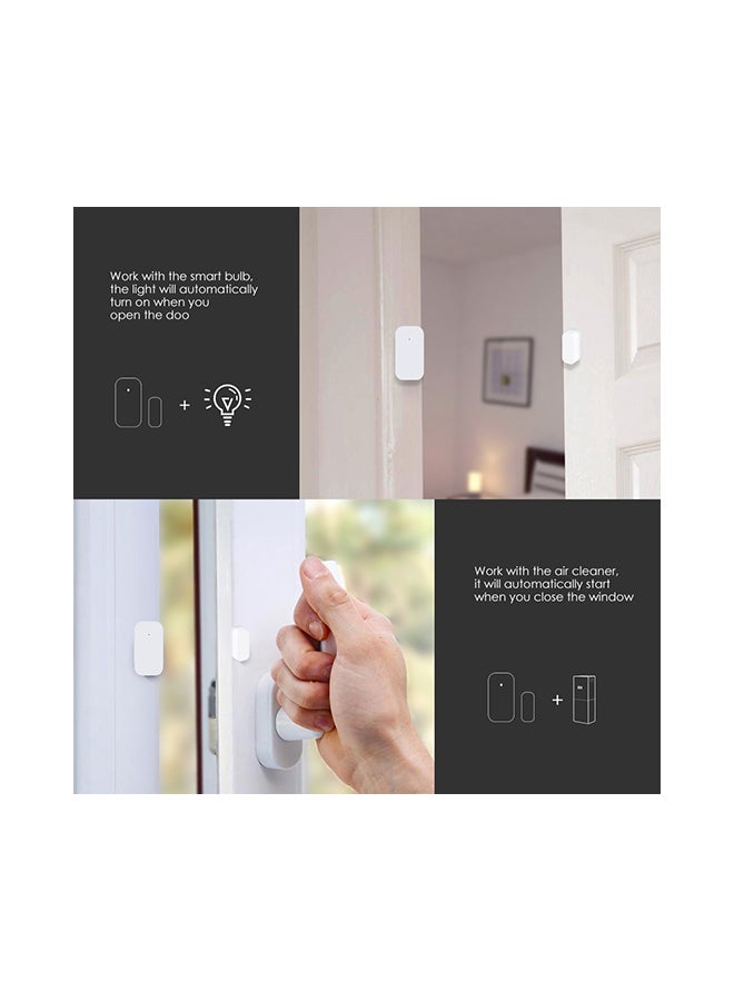 Aqara - Wireless Connection App Control Mini Door Sensor White 11x2.7x7.7cm - Image 1