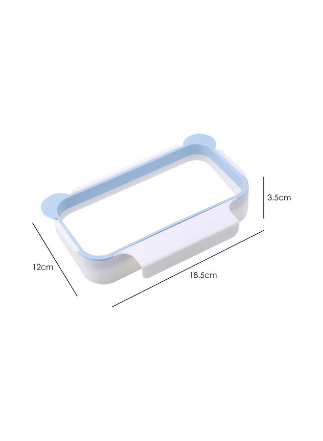 Trash Garbage Bag Holder Blue/White - Image 4
