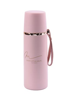 Generic Stainless Steel Thermal Travel Water Bottle Pink 350ml  - Image 1
