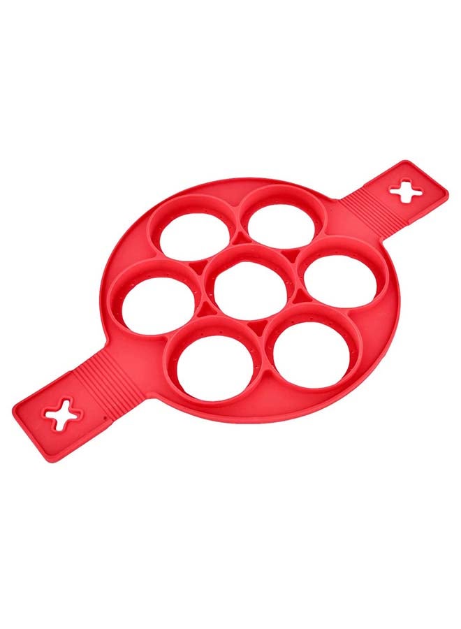 7 Circles Egg Cake Maker Red