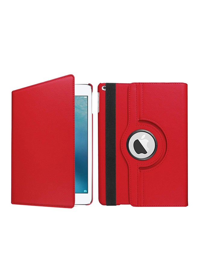 Muzz 360 Degree Rotating Stand  With Auto Sleep Wake For New Ipad 10.2 Inch 2019 Tablet Red  - Image 1