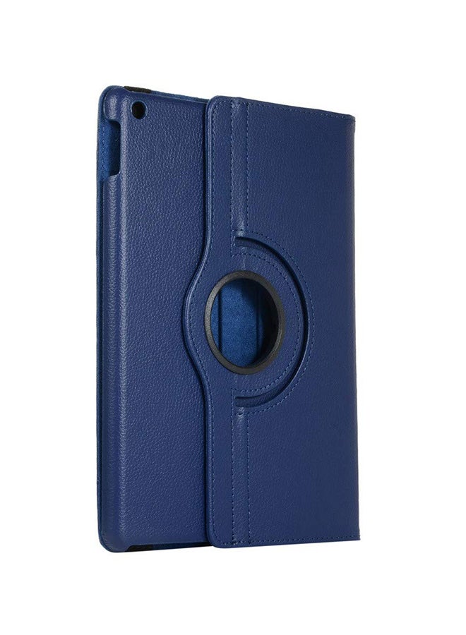 Muzz 360 Degree Rotating Stand  With Auto Sleep Wake For New Ipad 10.2 Inch 2019 Tablet Navy Blue  - Image 3