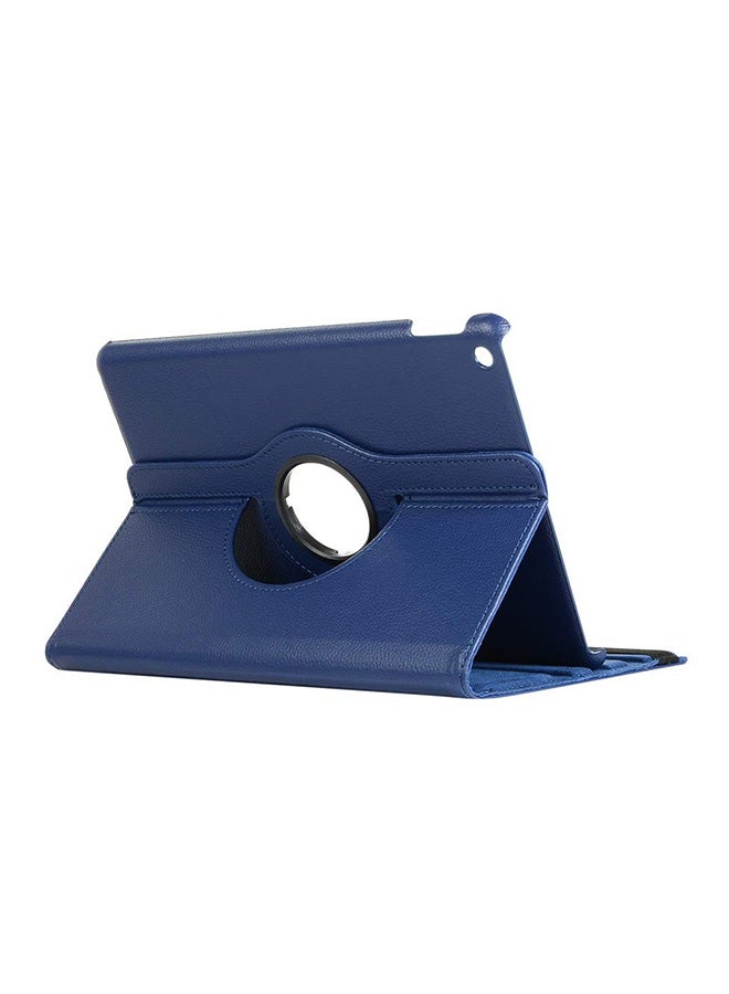 Muzz 360 Degree Rotating Stand  With Auto Sleep Wake For New Ipad 10.2 Inch 2019 Tablet Navy Blue  - Image 4