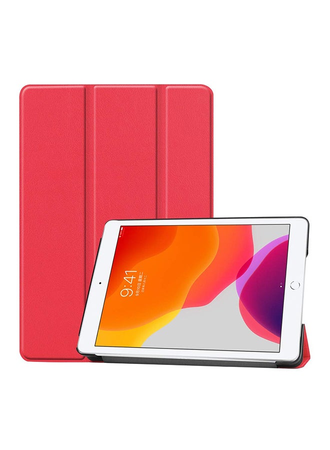 Muzz Protective Case Frosted Shell Cover For 2019 Apple Ipad 10.2 Inch Red  - Image 2