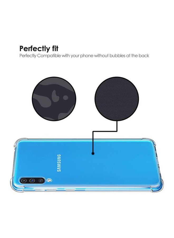 Muzz Bumper Back Case Cover For Samsung Galaxy A50 Clear - Image 2