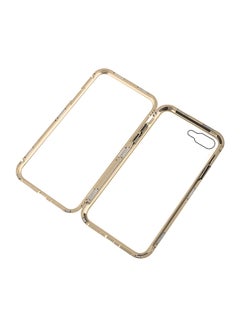 IQ Magnetic Case Cover With Screen Protector For Apple iPhone 8 Gold  - Image 2