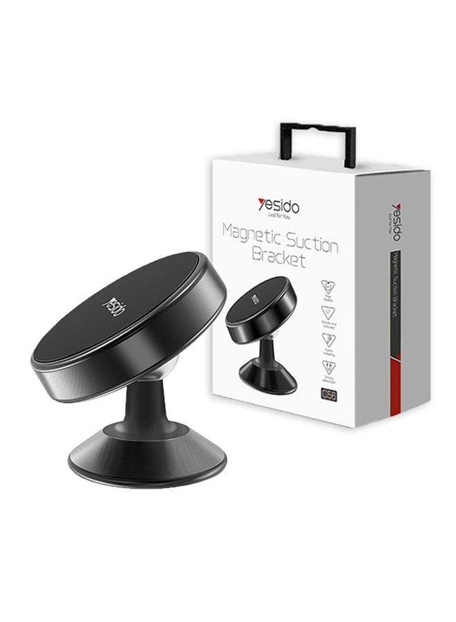 Yesido C56 Magnetic Suction Bracket Car Phone Holder Black  - Image 1