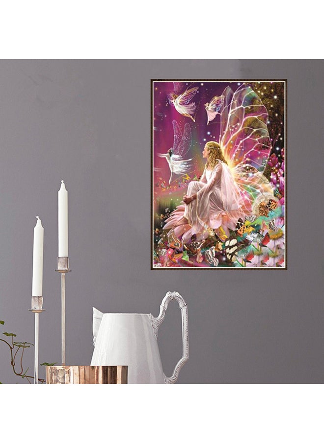 لوحة فنية بألماس  خماسي الأبعاد متعدد الألوان 40 x 30سم  - Image 3