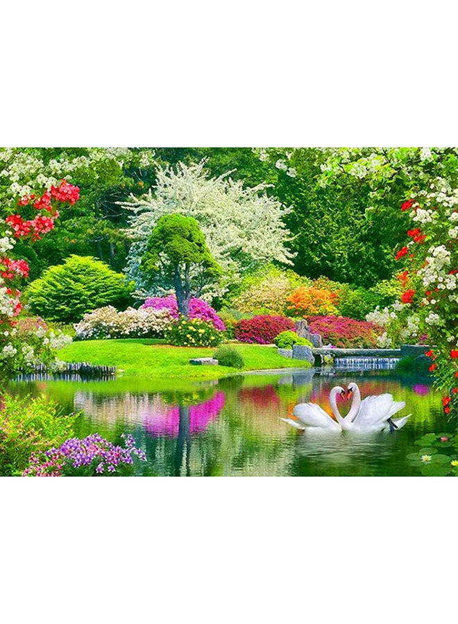 لوحة فنية بألماس  خماسي الأبعاد متعدد الألوان 40 x 30سم - Image 1
